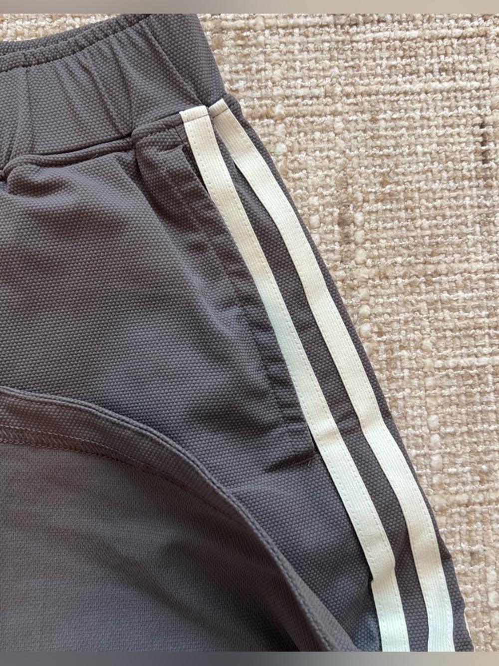 Adidas Women’s Athletic Shorts Skort with White Side Stripes - Picture 4 of 5